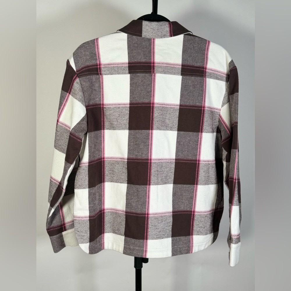 J. Crew Relaxed flannel shirt-jacket in buffalo check - Picture 4 of 4